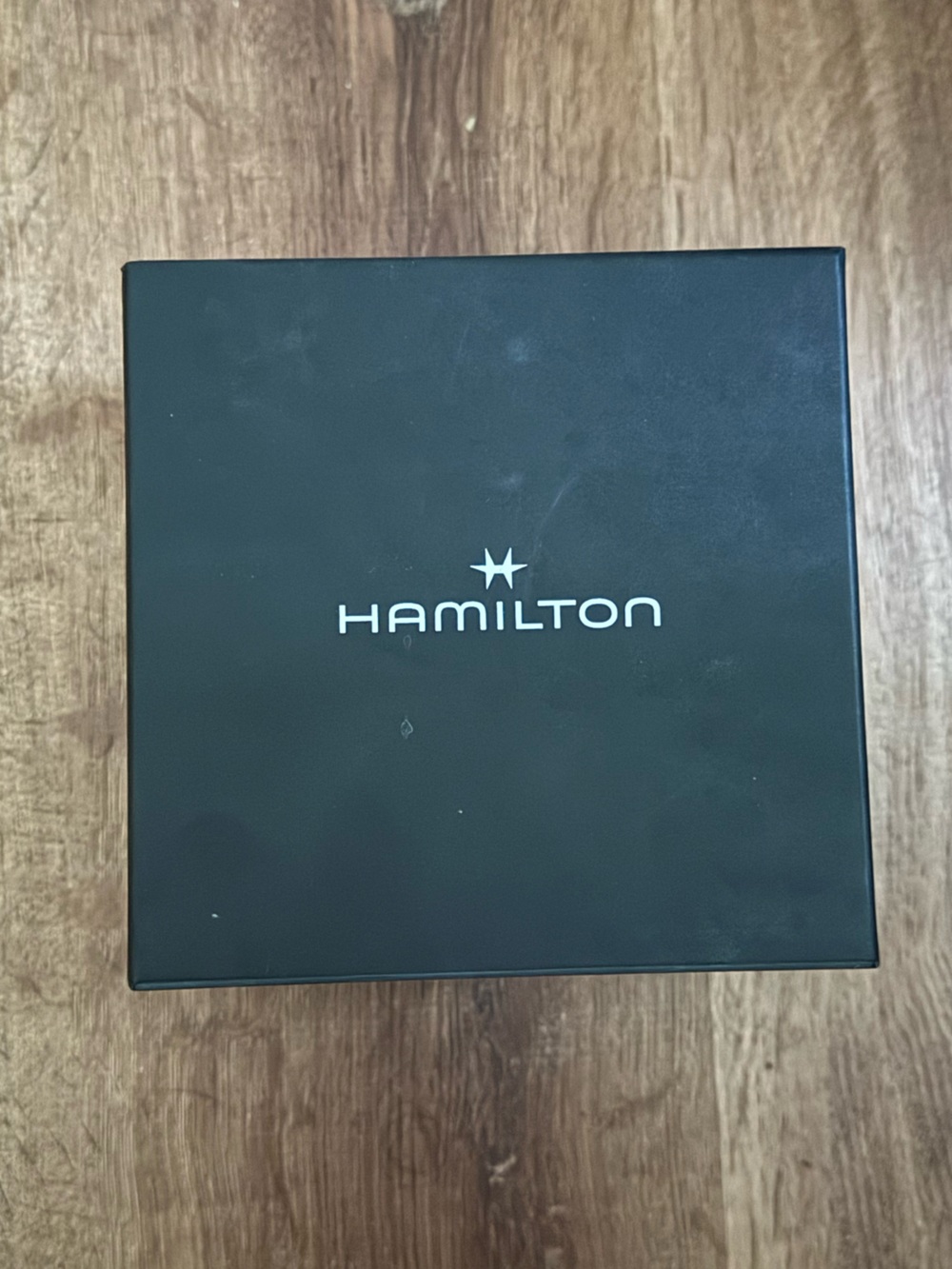 Hamilton Black Presentation Box with White Logo
